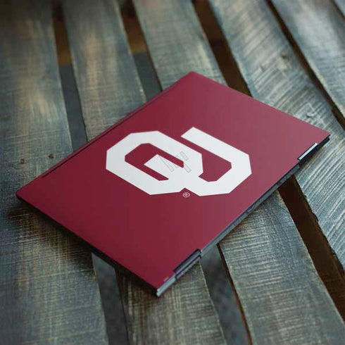 University of Oklahoma Sooners Cracked HP Envy Skin