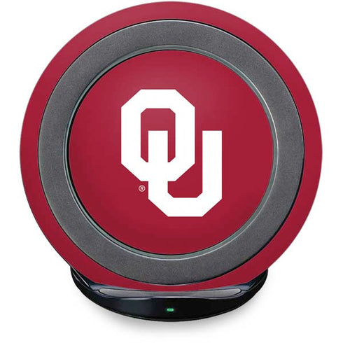 University of Oklahoma Sooners Cracked Fast Charge Wireless Charging Stand Skin