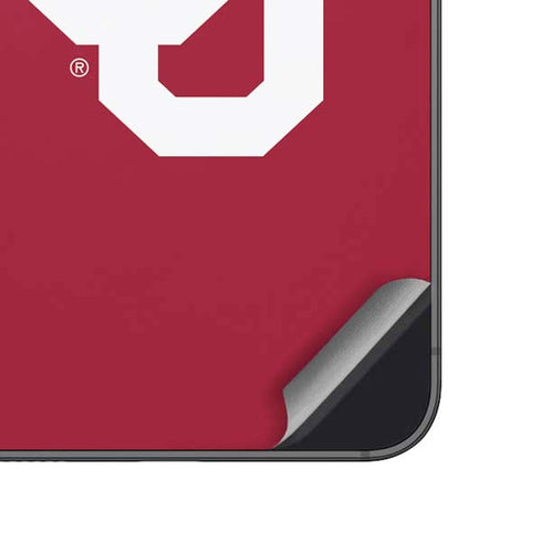 University of Oklahoma Sooners Cracked Galaxy A14 5G Skin