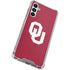 University of Oklahoma Sooners Cracked Galaxy A15 5G Clear Case