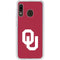 University of Oklahoma Sooners Cracked Galaxy A20 Clear Case