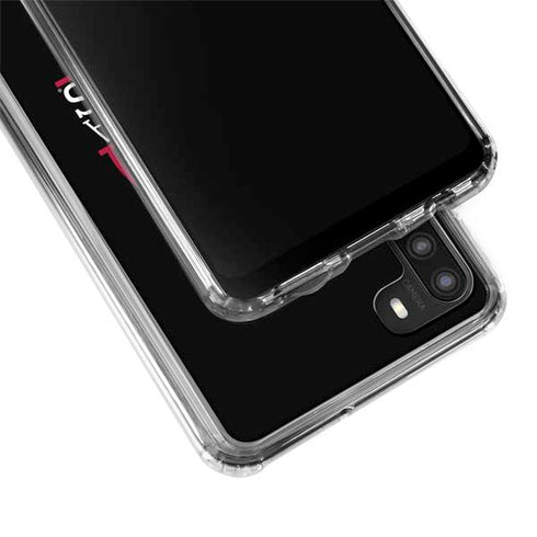 University of Oklahoma Sooners Cracked Galaxy A21 Clear Case