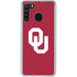 University of Oklahoma Sooners Cracked Galaxy A21 Clear Case