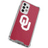 University of Oklahoma Sooners Cracked Galaxy A33 5G Clear Case