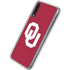 University of Oklahoma Sooners Cracked Galaxy A50 Clear Case