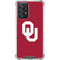 University of Oklahoma Sooners Cracked Galaxy A52 5G Clear Case