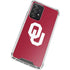 University of Oklahoma Sooners Cracked Galaxy A52 5G Clear Case