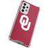 University of Oklahoma Sooners Cracked Galaxy A53 5G Clear Case
