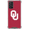 University of Oklahoma Sooners Cracked Galaxy A72 5G Clear Case