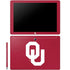 University of Oklahoma Sooners Cracked Galaxy Book 12in Skin