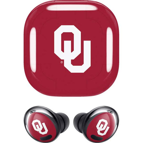University of Oklahoma Sooners Cracked Galaxy Buds Pro Skin