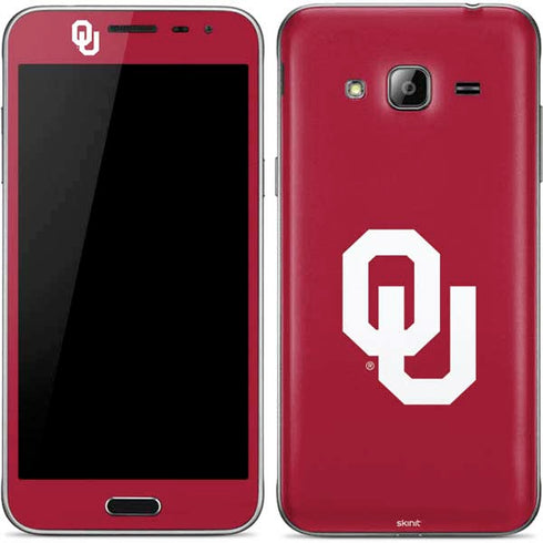 University of Oklahoma Sooners Cracked Galaxy J3 Skin