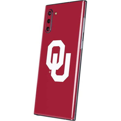 University of Oklahoma Sooners Cracked Galaxy Note 10 Skin