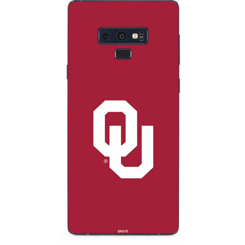 University of Oklahoma Sooners Cracked Galaxy Note 9 Skin