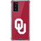 University of Oklahoma Sooners Cracked Galaxy Note20 5G Clear Case