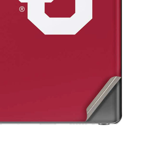 University of Oklahoma Sooners Cracked Galaxy Note20 5G Skin