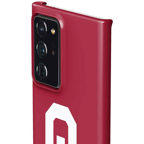University of Oklahoma Sooners Cracked Galaxy Note20 Ultra 5G Lite Case