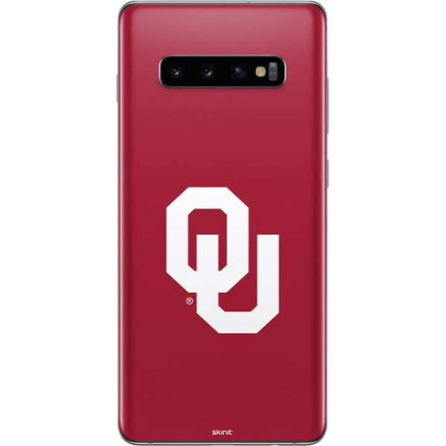 University of Oklahoma Sooners Cracked Galaxy S10 Plus Skin