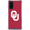 University of Oklahoma Sooners Cracked Galaxy S20 FE Clear Case