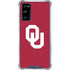 University of Oklahoma Sooners Cracked Galaxy S20 FE Clear Case