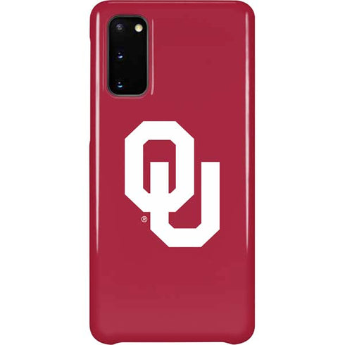University of Oklahoma Sooners Cracked Galaxy S20 Lite Case