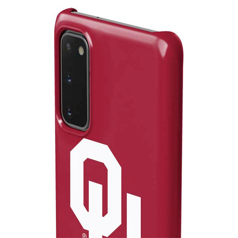 University of Oklahoma Sooners Cracked Galaxy S20 Lite Case