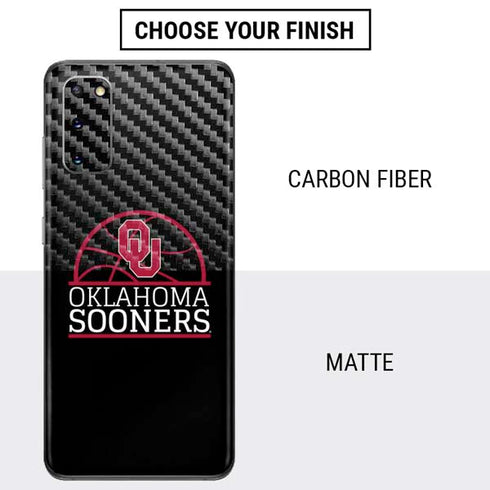 University of Oklahoma Sooners Cracked Galaxy S20 Skin