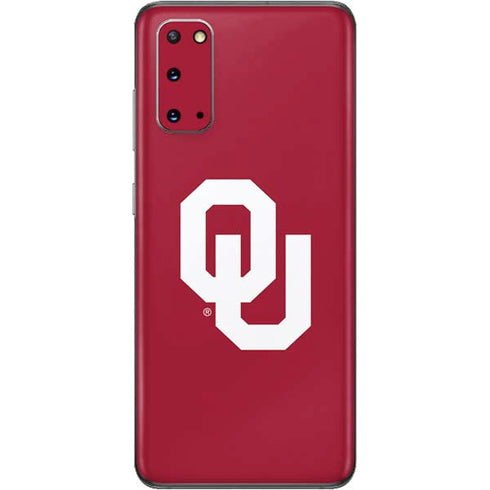 University of Oklahoma Sooners Cracked Galaxy S20 Skin