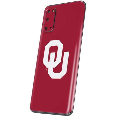 University of Oklahoma Sooners Cracked Galaxy S20 Skin