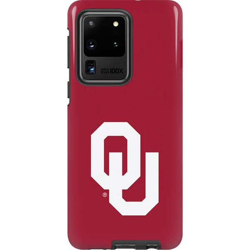 University of Oklahoma Sooners Cracked Galaxy S20 Ultra 5G Pro Case