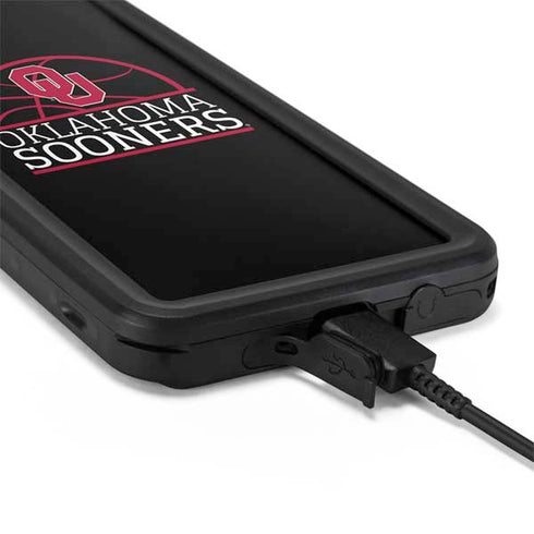 University of Oklahoma Sooners Cracked Galaxy S20 Waterproof Case