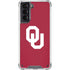 University of Oklahoma Sooners Cracked Galaxy S21 5G Clear Case