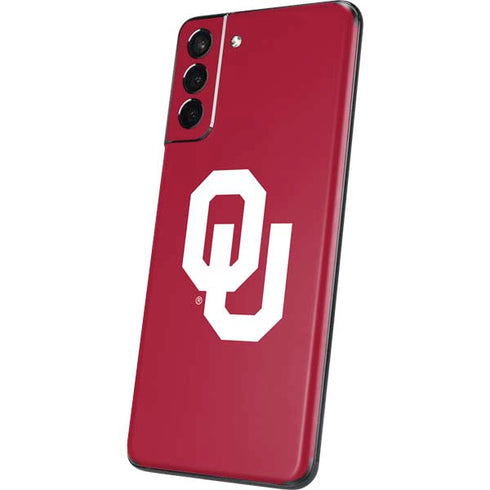 University of Oklahoma Sooners Cracked Galaxy S21 5G Skin