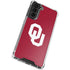 University of Oklahoma Sooners Cracked Galaxy S21 FE Clear Case