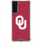 University of Oklahoma Sooners Cracked Galaxy S21 Plus 5G Clear Case