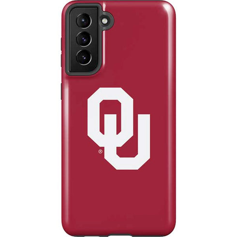 University of Oklahoma Sooners Cracked Galaxy S21 Plus 5G Pro Case