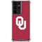 University of Oklahoma Sooners Cracked Galaxy S21 Ultra 5G Clear Case