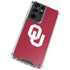 University of Oklahoma Sooners Cracked Galaxy S21 Ultra 5G Clear Case