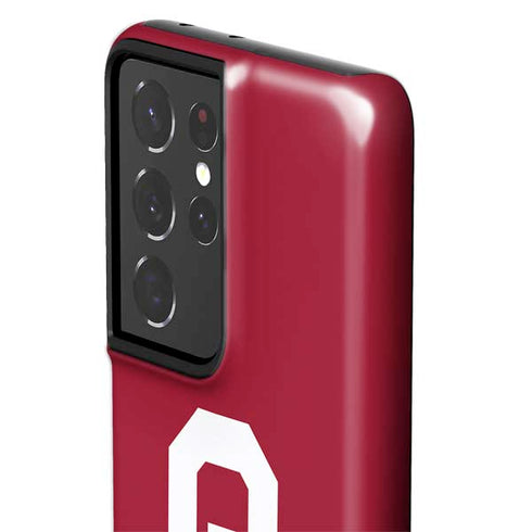 University of Oklahoma Sooners Cracked Galaxy S21 Ultra 5G Pro Case