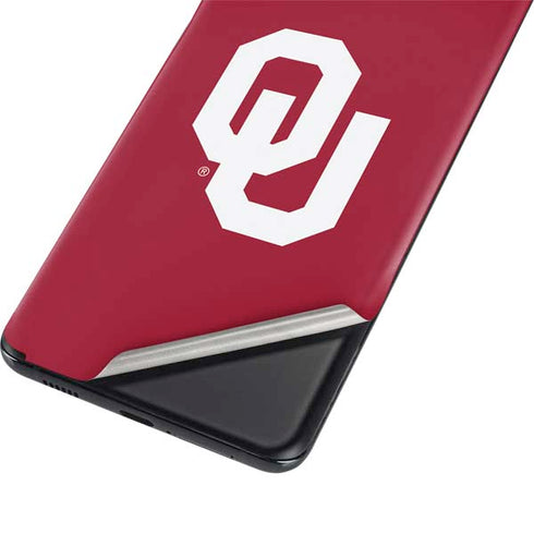 University of Oklahoma Sooners Cracked Galaxy S21 Ultra 5G Skin