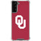 University of Oklahoma Sooners Cracked Galaxy S22 Plus Clear Case