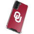 University of Oklahoma Sooners Cracked Galaxy S22 Plus Clear Case