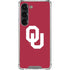 University of Oklahoma Sooners Cracked Galaxy S23 Clear Case