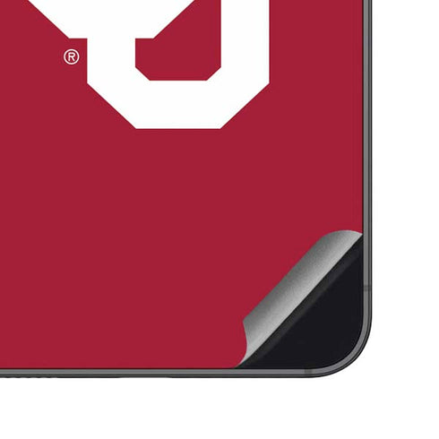 University of Oklahoma Sooners Cracked Galaxy S23 FE Skin