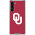 University of Oklahoma Sooners Cracked Galaxy S23 Plus Clear Case