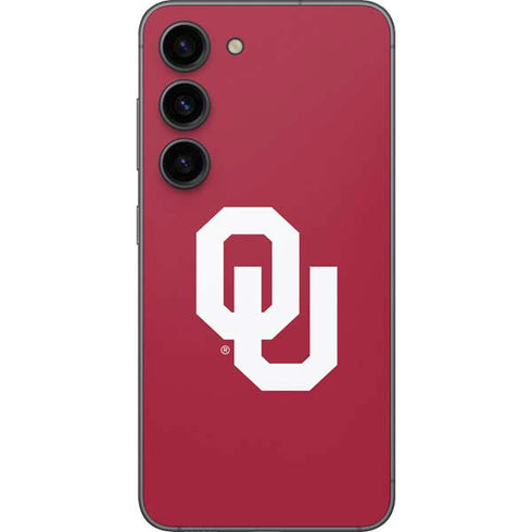 University of Oklahoma Sooners Cracked Galaxy S23 Skin