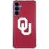 University of Oklahoma Sooners Cracked Galaxy S24 Clear Case