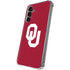 University of Oklahoma Sooners Cracked Galaxy S24 Plus Clear Case