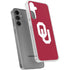 University of Oklahoma Sooners Cracked Galaxy S24 Plus Clear Case