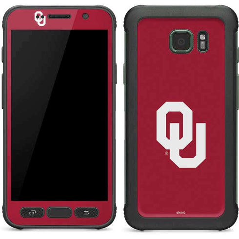University of Oklahoma Sooners Cracked Galaxy S7 Active Skin